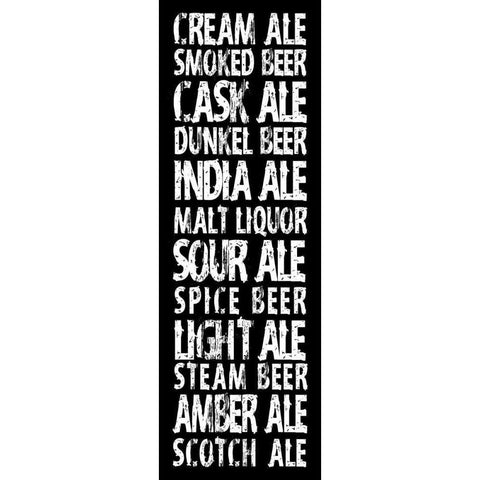 Beer Mate White Modern Wood Framed Art Print by Grey, Jace