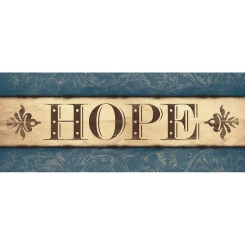 Hope White Modern Wood Framed Art Print by Grey, Jace