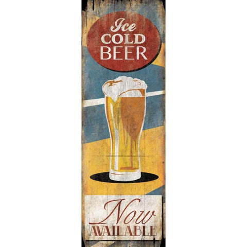 Cold Beer Gold Ornate Wood Framed Art Print with Double Matting by Grey, Jace