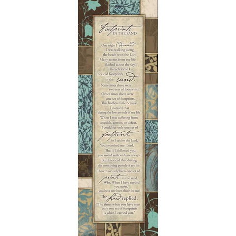 Footprints Black Modern Wood Framed Art Print with Double Matting by Grey, Jace