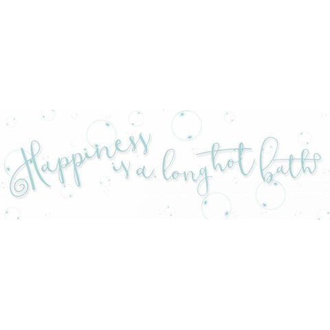 Long Hot Bath White Modern Wood Framed Art Print by Grey, Jace