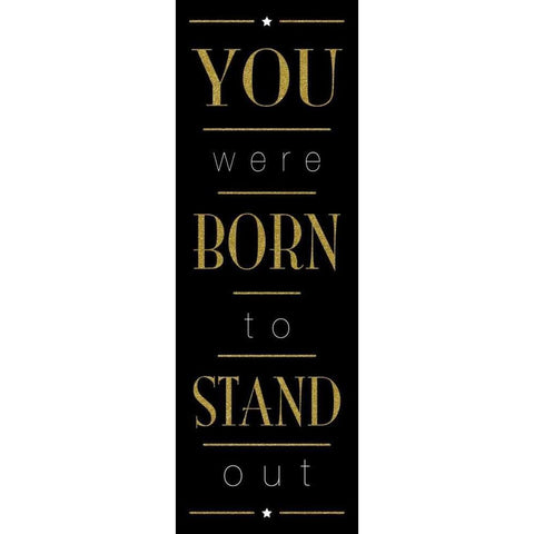 Stand Out White Modern Wood Framed Art Print by Grey, Jace