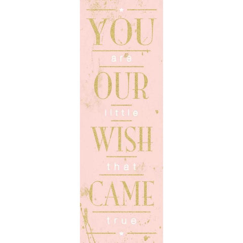 Wish Came True Black Modern Wood Framed Art Print with Double Matting by Grey, Jace