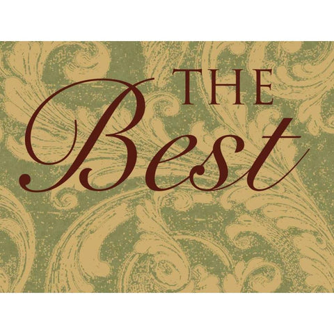 The Best Way A Gold Ornate Wood Framed Art Print with Double Matting by Grey, Jace