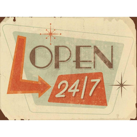 Open White Modern Wood Framed Art Print by Grey, Jace