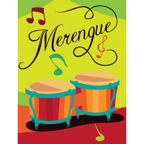 Merengue Black Modern Wood Framed Art Print with Double Matting by Grey, Jace