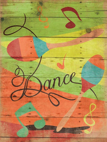 Dance II Black Ornate Wood Framed Art Print with Double Matting by Grey, Jace