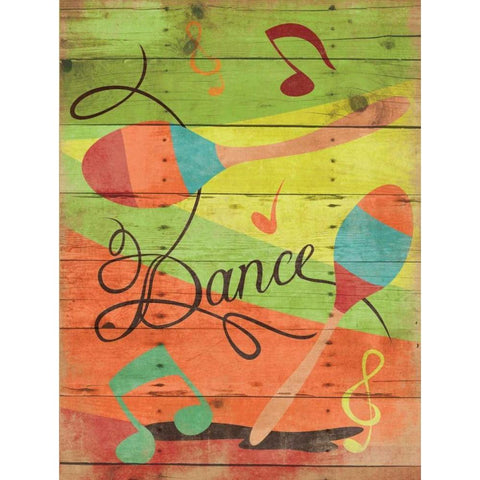 Dance II Black Modern Wood Framed Art Print with Double Matting by Grey, Jace
