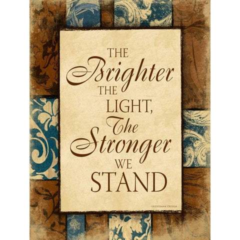 Brighter II Gold Ornate Wood Framed Art Print with Double Matting by Grey, Jace