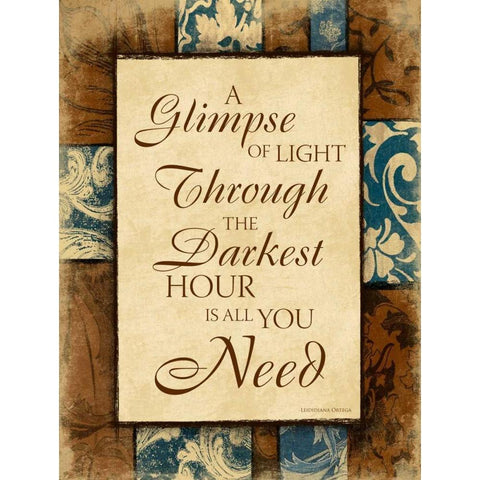 Darkest II Gold Ornate Wood Framed Art Print with Double Matting by Grey, Jace