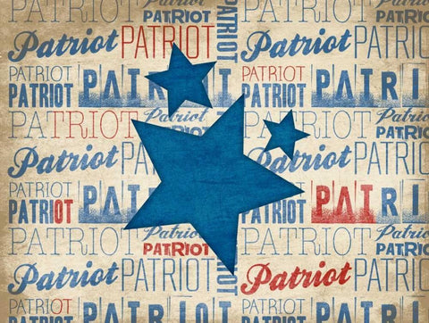 Stars White Modern Wood Framed Art Print with Double Matting by Grey, Jace