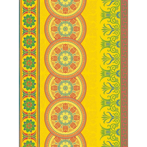 Patterns E Black Modern Wood Framed Art Print with Double Matting by Grey, Jace