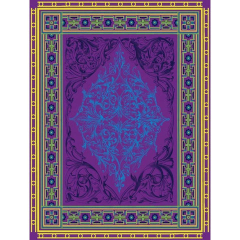 Patterns L Black Modern Wood Framed Art Print with Double Matting by Grey, Jace