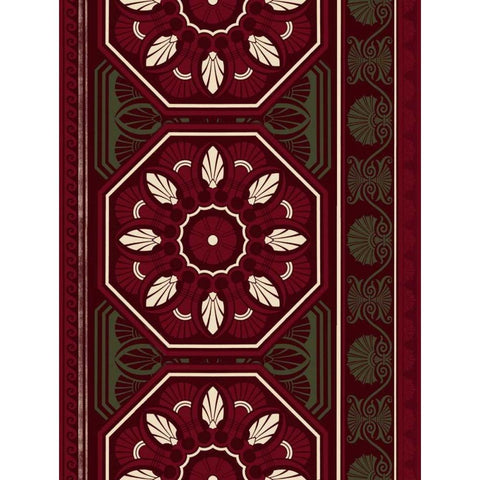 Patterns P2 Gold Ornate Wood Framed Art Print with Double Matting by Grey, Jace