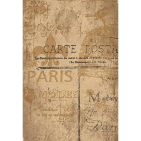 Paris G White Modern Wood Framed Art Print by Grey, Jace