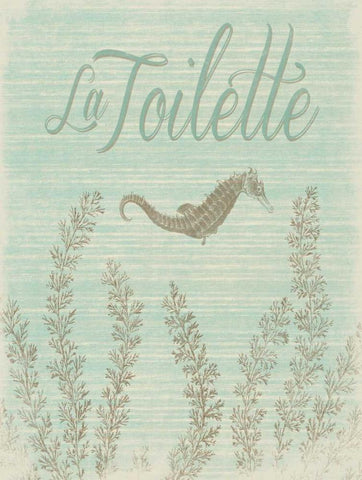 La Toilette Black Ornate Wood Framed Art Print with Double Matting by Grey, Jace
