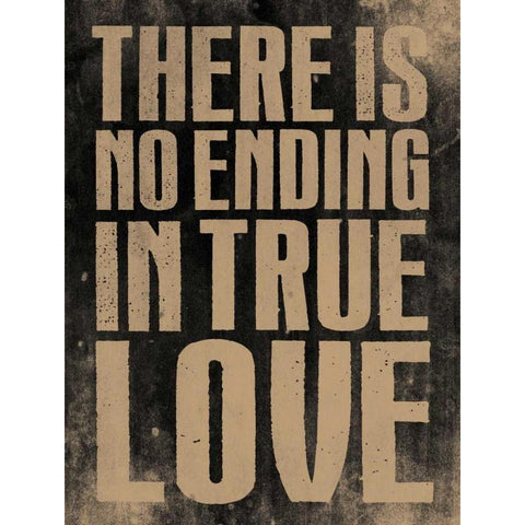 No Ending B Black Modern Wood Framed Art Print with Double Matting by Grey, Jace