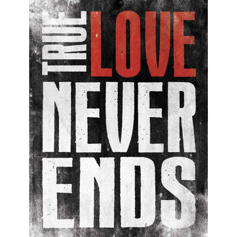 Never Ends Black Modern Wood Framed Art Print with Double Matting by Grey, Jace