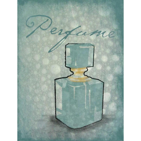 Perfume Black Modern Wood Framed Art Print with Double Matting by Grey, Jace