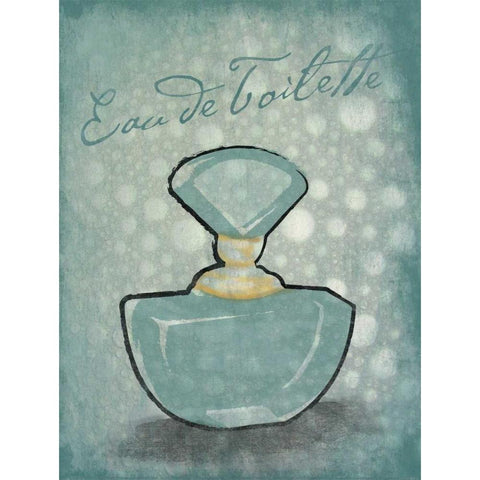 Eau De Toilette White Modern Wood Framed Art Print by Grey, Jace