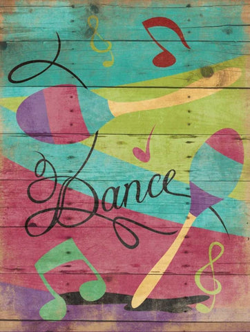 Dance White Modern Wood Framed Art Print with Double Matting by Grey, Jace