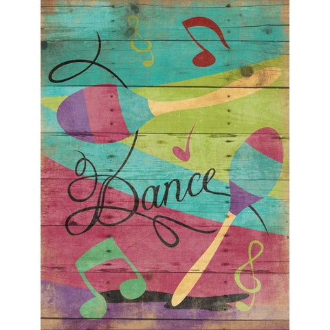 Dance Gold Ornate Wood Framed Art Print with Double Matting by Grey, Jace