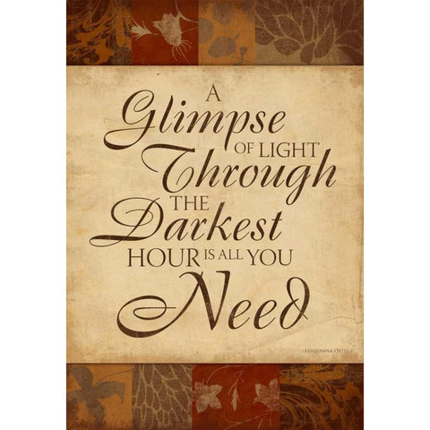 Inspirational B Gold Ornate Wood Framed Art Print with Double Matting by Grey, Jace
