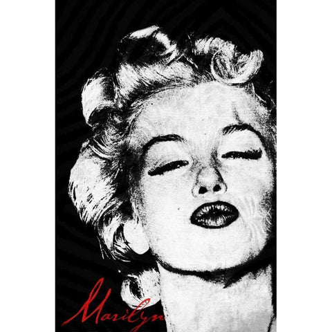 Monroe A White Modern Wood Framed Art Print by Grey, Jace