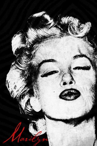 Monroe A Black Ornate Wood Framed Art Print with Double Matting by Grey, Jace