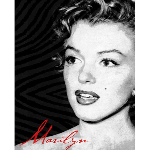 Monroe Text Black Modern Wood Framed Art Print with Double Matting by Grey, Jace