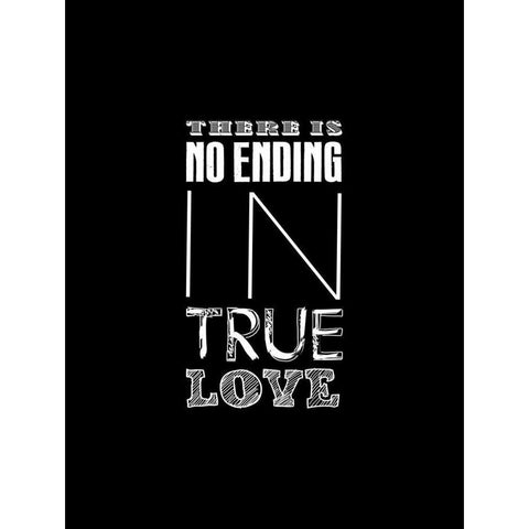 True Love 2 Black Modern Wood Framed Art Print with Double Matting by Grey, Jace