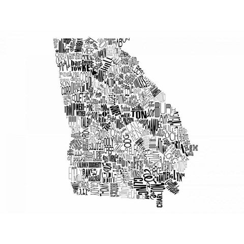 Georgia White Modern Wood Framed Art Print by Grey, Jace