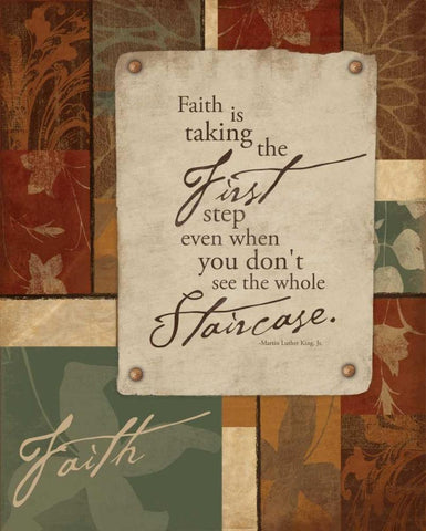 Faith Black Ornate Wood Framed Art Print with Double Matting by Grey, Jace