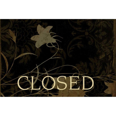 Closed Gold Ornate Wood Framed Art Print with Double Matting by Grey, Jace
