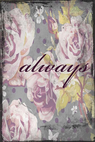always Black Ornate Wood Framed Art Print with Double Matting by Grey, Jace