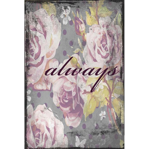 always Gold Ornate Wood Framed Art Print with Double Matting by Grey, Jace