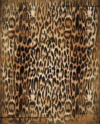 Animal Print1 Black Ornate Wood Framed Art Print with Double Matting by Grey, Jace