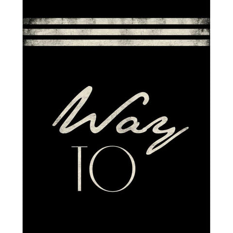 way_to White Modern Wood Framed Art Print by Grey, Jace