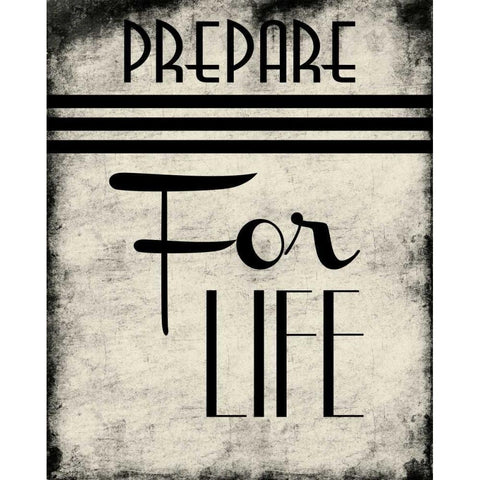 Prepare For Life Gold Ornate Wood Framed Art Print with Double Matting by Grey, Jace