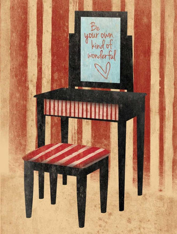 Be Yourself Black Ornate Wood Framed Art Print with Double Matting by Grey, Jace