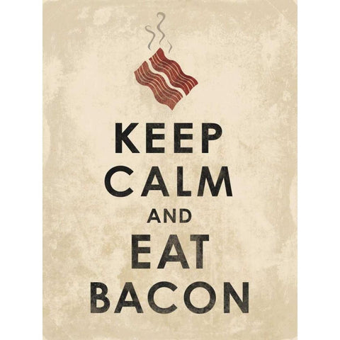 Bacon3 Black Modern Wood Framed Art Print by Grey, Jace