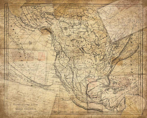 Vintage A White Modern Wood Framed Art Print with Double Matting by Grey, Jace