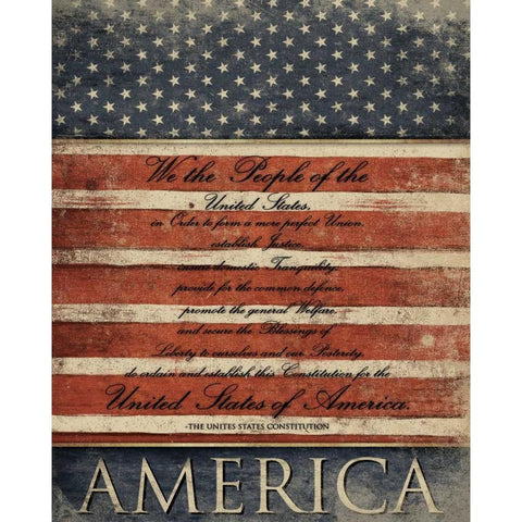 We The People Black Modern Wood Framed Art Print by Grey, Jace