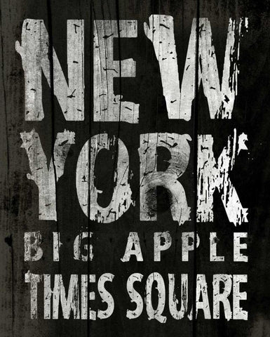 New York Mate Black Ornate Wood Framed Art Print with Double Matting by Grey, Jace