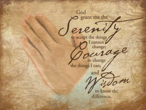 Praying Hands Black Ornate Wood Framed Art Print with Double Matting by Grey, Jace