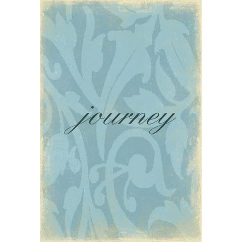 Journey Black Modern Wood Framed Art Print by Grey, Jace