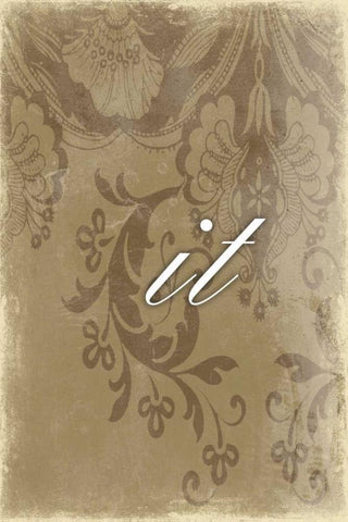 it Black Ornate Wood Framed Art Print with Double Matting by Grey, Jace