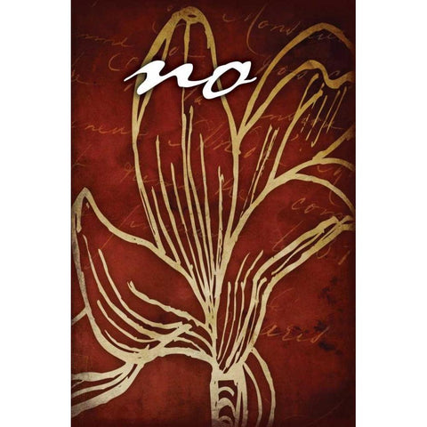 RED_no Black Modern Wood Framed Art Print with Double Matting by Grey, Jace