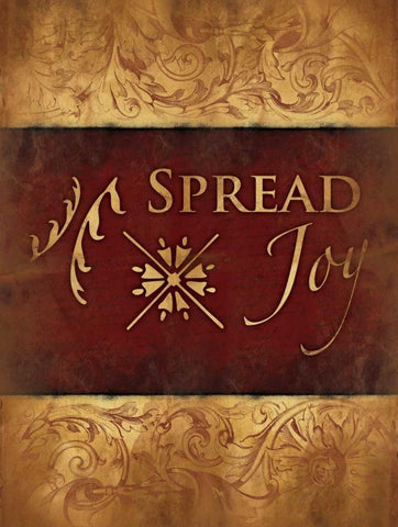 Spread Joy Black Ornate Wood Framed Art Print with Double Matting by Grey, Jace