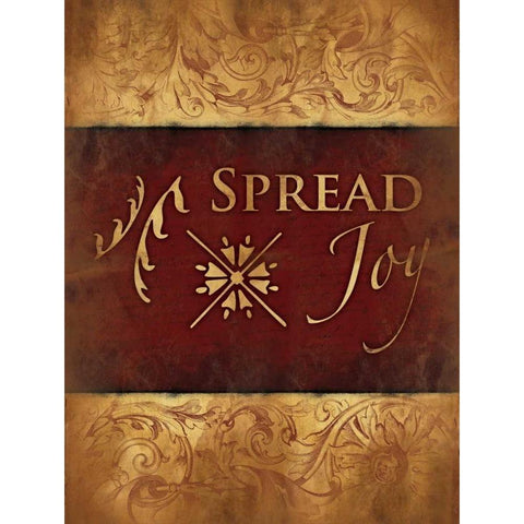 Spread Joy Black Modern Wood Framed Art Print by Grey, Jace